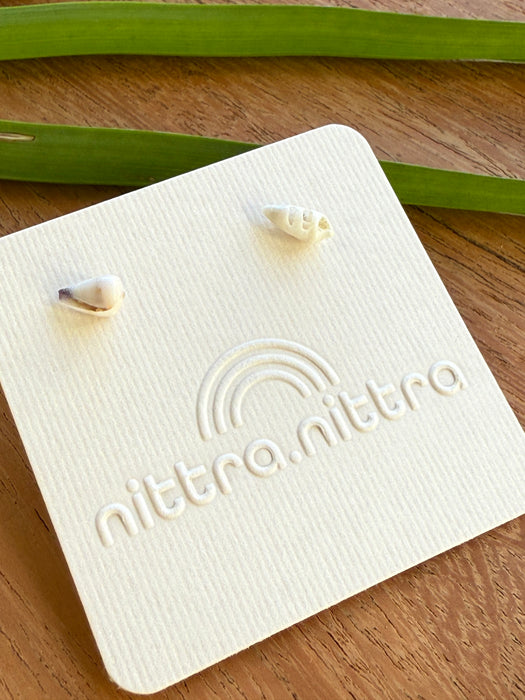 Teenie Tiny Shell Studs